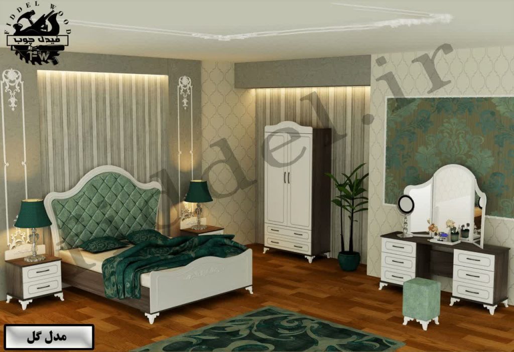 سرویس خواب ویکتوریا مدل گل.